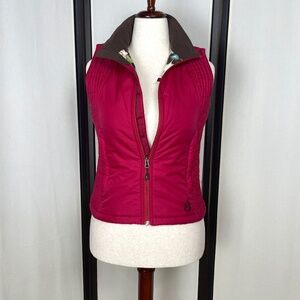 Isis Pink Puffer Vest Stretch Sides Size 4